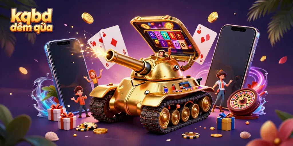 Experience kqbd đêm qua with a vibrant 3D casino scene featuring exciting gameplay elements.