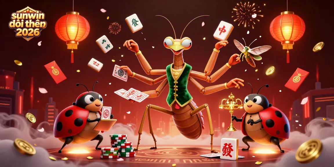 Engage with thrilling gameplay at sunwin đổi thưởng 2026 with a giant praying mantis card sharp.
