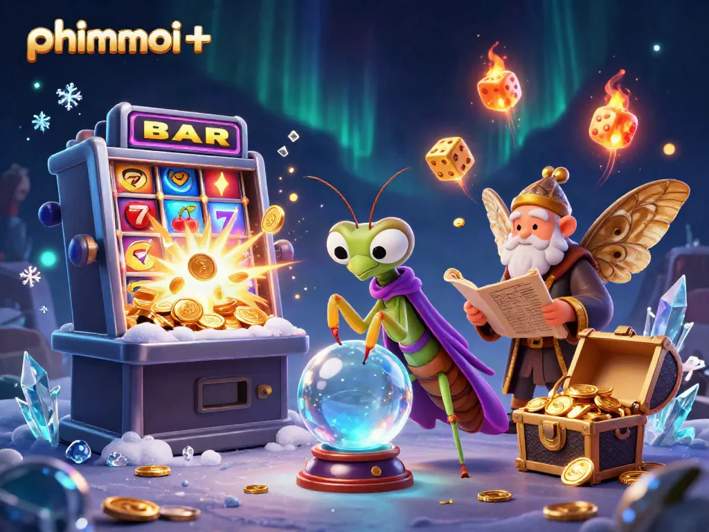 Experience phimmoi+ with vibrant characters at a casino-themed celebration filled with excitement and rewards.